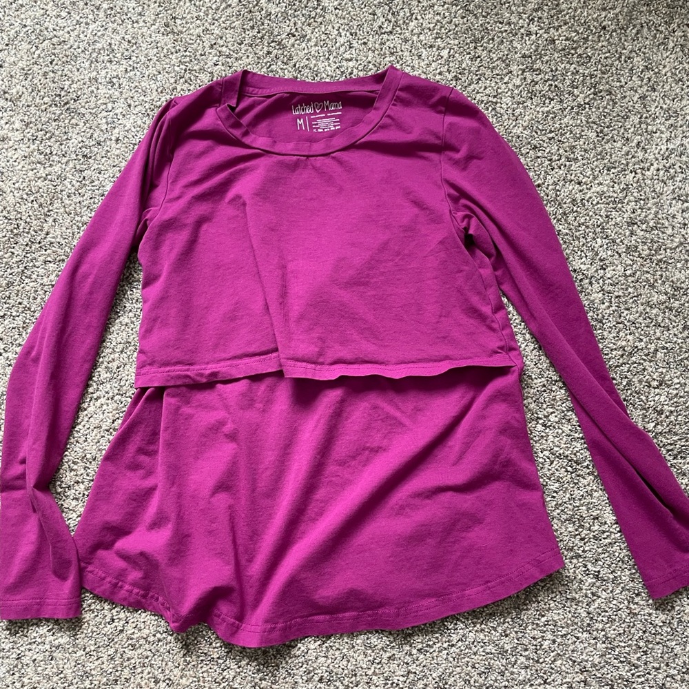 Latched Mama nursing long sleeve top